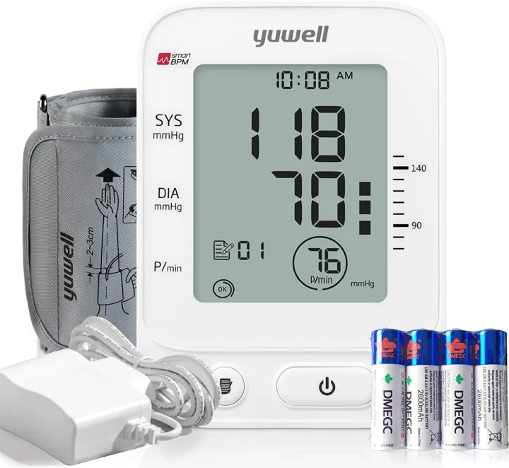 yuwell Blood Pressure Monitor, Extra Large Upper Arm Cuff, Digital BP