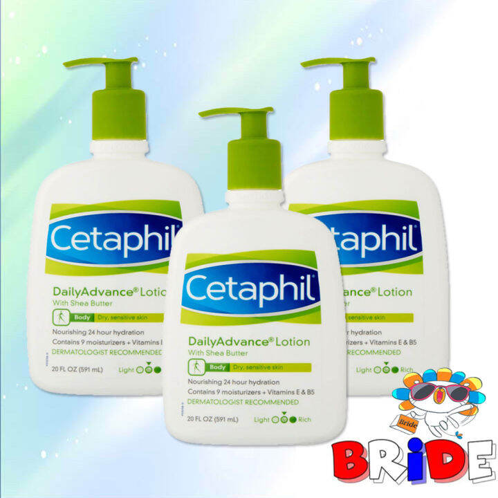 SET OF 3 ) Cetaphil Moisturizing ( GREEN ）Lotion 591ml | Lazada PH