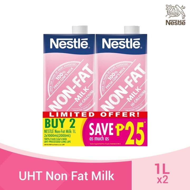 NESTLÉ Non Fat Milk 1L - Buy 2 Save 25 | Lazada PH