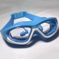 2022 Childrens Swim Glasses with Large Frames Antifogging Ultraviolet Goggles Ear Plugs