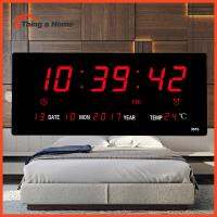 ๊์UN Thing a Home นาฬิกาดิจิตอล LED DIGITAL CLOCK รุ่น 3615 (ตัวเลขสีแดง) สามารถติดตั้งแบบแขวนผนังได้ ขนาด 36X15X3CM