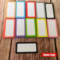 Dry Erase Magnetic Dry Erasable Labels 50x25mm 80x30mm Plate Writable Flexible Magnet Name Magnet Tags Sticky Label