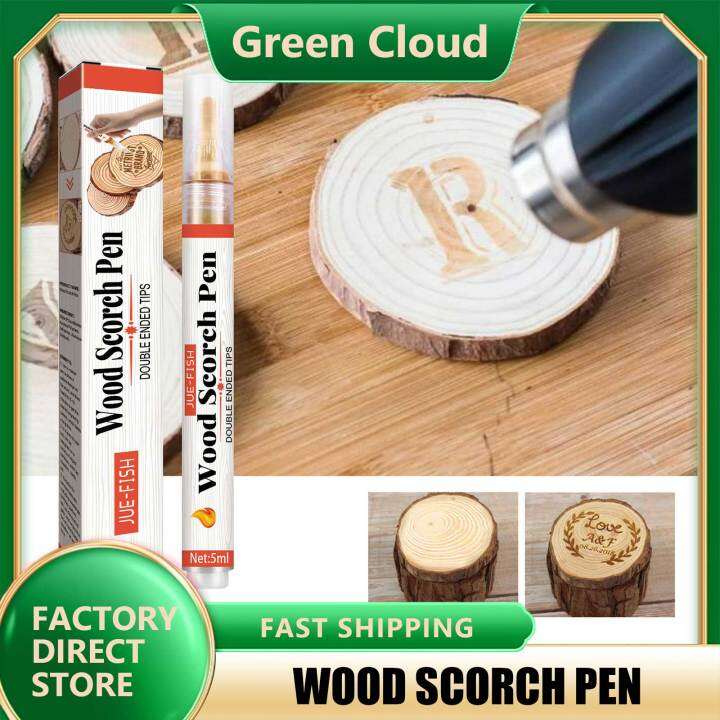 JUEFISH Wood Scorch Pen NonToxic Wood Burner Tool Chemical