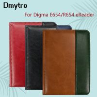 Dmytro Case For Digma E654 6 Inch eBook Cover R654 PU Leather eReader Protective Magnetic FlipCases Covers
