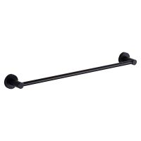 Matt Black Wall Mounted Bath Towel Holder Bathroom Towel Racks Shelves Clothes Hanger Stainless Steel Towel Rack 40cm/50cm