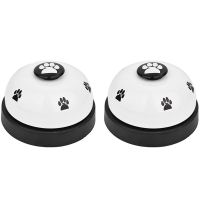 Pet Bell, 2 Pack Metal Bell Dog Training With Non Skid Rubber Bottoms Dog Doorbell For Potty Training Clear Ring Pet Tool Communication Device For Small Cats