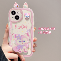 เคสสำหรับ OPPO A98 5G Reno8T 5G Reno8 5G Reno8PRO 5G Reno8z 5G Reno7z 5G Reno7PRO Reno6 5G Reno5 Reno5PRO Reno4z 5G A78 5G A15 A15S A16 A16S พรีเมี่ยมความรู้สึกบุคลิกภาพซิลิโคนการ์ตูนน่ารักหูเล็ก Belle Star Dailu เคสโทรศัพท์ป้องกันการหล่น