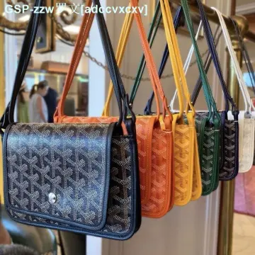 Shop GOYARD Unisex Leather Logo Messenger & Shoulder Bags by