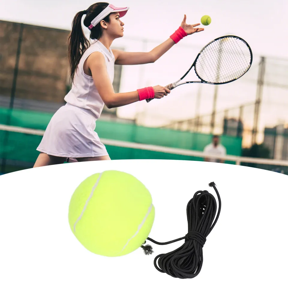 echosns Store] Tennis Training Balls With String Self Practice Tennis  Trainer Practice Rebound Training Tool