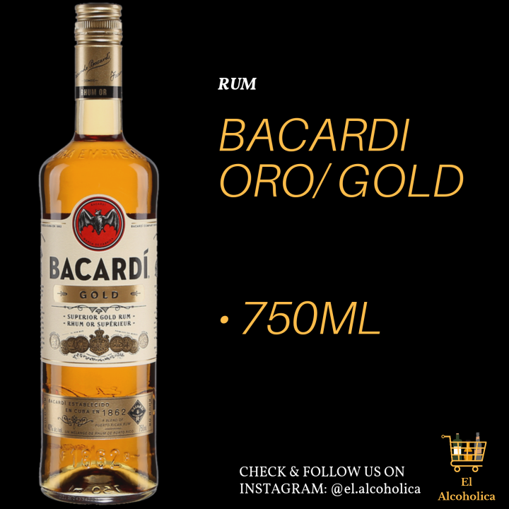 Bacardi Gold/Oro 750ml Lazada PH