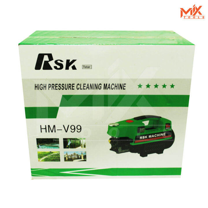 rsk-เครื่องมือช่างและอุปกรณ์-เครื่องฉีดน้ำแรงดันสูง-300-บาร์-รุ่น-hm-v99-อุปกรณ์ฉีดน้ำ-แรงันสูง-เครื่องฉีดน้ำ-เครื่องอัดฉีด-สาย-10-5-เมตร