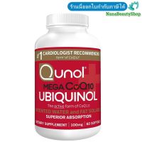 Qunol Mega Ubiquinol Co Q10 100 mg 60 Softgels Superior Absorption Patented Water and Fat Soluble