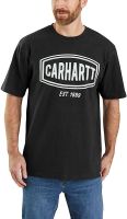 Carhartt Mens 105185 Loose Fit Heavyweight Logo Graphic Tshirt 2Xlarge Regular Black