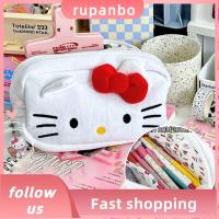 เครื่องเขียนโพลีเอสเตอร์แบบ RUPANBO039392692กระเป๋าเก็บของเคสดินสอแบบพกพาคุณภาพสูงกระเป๋าดินสอความจุเยอะ