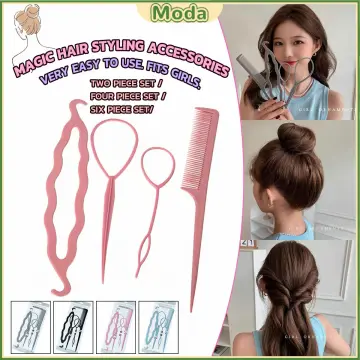 Braider Set, 4Pcs Hair Tool Hair Looping Tool Hair Braiding Tool