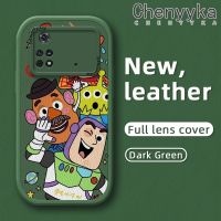 เคส Chenyyka สำหรับ Xiaomi Poco M4 Pro 5G Redmi Note 11T 5G Note 11S 5G เคสลายการ์ตูนทอยสตอรี่ดีไซน์ใหม่บางนุ่มหนังซิลิกาเคสโทรศัพท์เจลฝาปิดเลนส์เต็มเคสกันกระแทกกล้องกันกระแทก