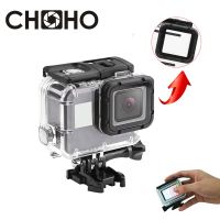 Hero7รถ Subacquea + ประตูสัมผัส40M,อุปกรณ์เสริมสำหรับ Gopro Hero 5 6 7 Accessori Go Pro Neri