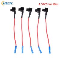 【YF】 5PCS Car Fuse Holder Add-a-circuit TAP Adapter Micro Mini Standard ATM