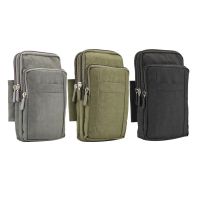 ☞♗◊ Waist Bag Phone Pouch Case For iPhone 14 13 12 11 Pro XS Max Belt Clip Nylon Cloth Cover For Samsung Galaxy S23 S22 Xiaomi Redmi