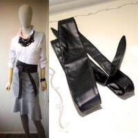 【CW】 Fashion Woman Wide Leather Tie No women cummerbunds bg-031 ！