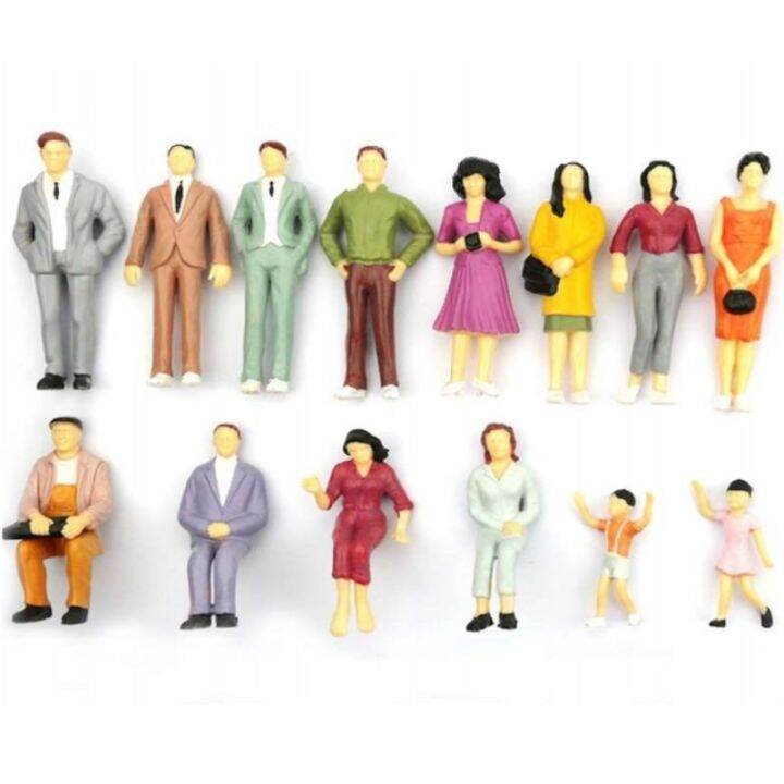 5-pieces Human Scale Model set colored with assorted design ( 1:50/1: ...