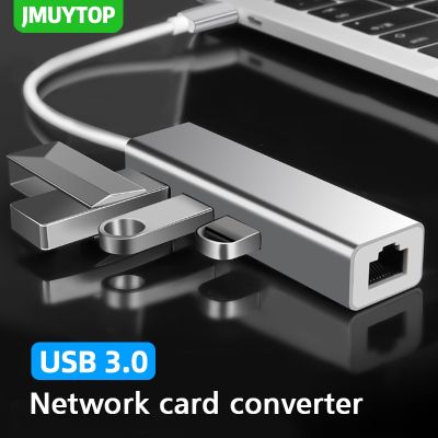 4 In 1กิกะบิตยูเอสบีอีเธอร์เน็ต C ฮับ USB ขนาดเล็ก Type C 3.0เพื่อ RJ45 PD USB 3.0อะแดปเตอร์ OTG USB C Dock สำหรับ MacBook Air Pro ฮับ PC Feona
