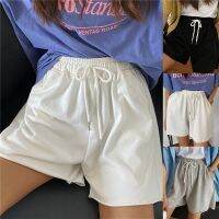 Shorts Women Summer Loose Solid Embroidery Wide-leg Knee-length Harajuku Casual Simple Ins Trendy All-match Students Chic