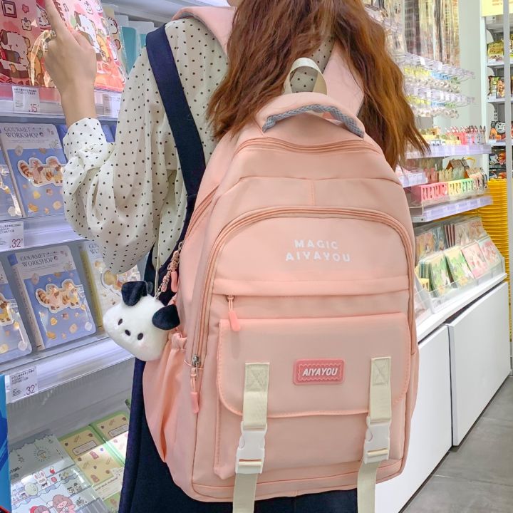 กระเป๋าใส่แล็ปท็อปแฟชั่นสำหรับผู้หญิงน่ารักกระเป๋านักเรียนน่ารัก