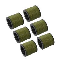 6X, 500 M 30 LB 0.26mm Fishing Line Strength PE Braided 4 Strands Green