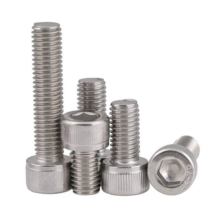 fine-thread-hex-hexagon-socket-head-cap-screws-304-stainless-steel-allen-bolts-m6x0-75-m8x1-m10x1-m10x1-25-nails-screws-fasteners