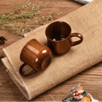 1pc Health Solid Wood Trumpet Cup Beer Tea Coffee Milk Water Water Cup Kitchen Bar Drinkware