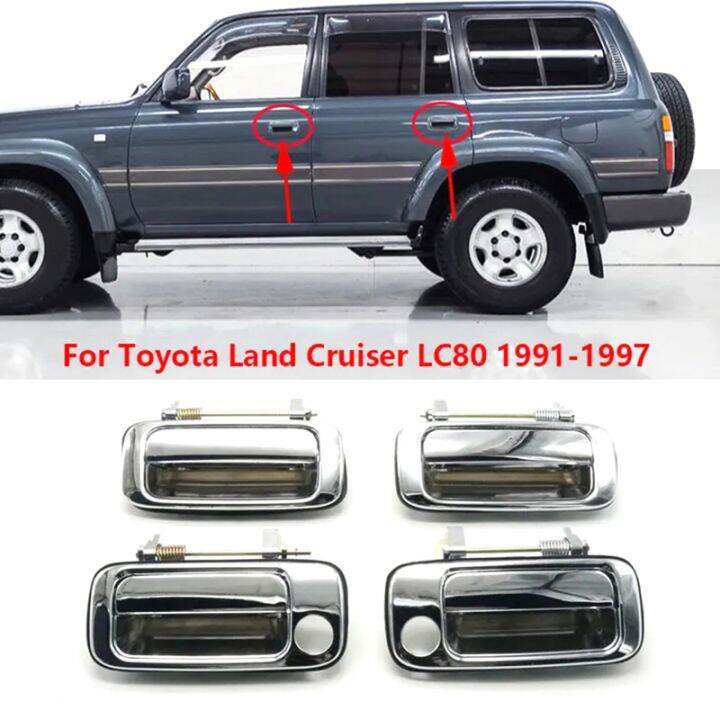 รถด้านหน้าขวาภายนอกมือจับประตูด้านนอก69210-60020สำหรับ-toyota-land-cruiser-80-lc80-fzj80-4500-1991-1997