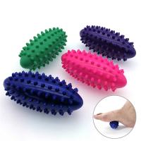 ☽ PVC Foot Massage Ball Spiky Reliever Hedgehog Ball Fascia Relax Massager Plantar Fasciitis Trigger Point Shiatsu Pain Relief