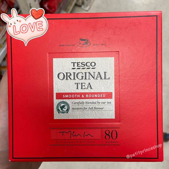 Tesco Original Tea Smooth & Rounded (80 Tea Bags) Lazada PH