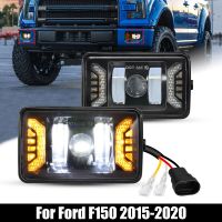 ไฟตัดหมอก LED พร้อม DRL + ไฟเลี้ยวกันชนหน้ารถ1คู่สำหรับ Ford F150 2015-2020