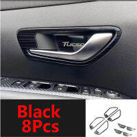 For Hyundai Tucson NX4  Car Inner Door Bowl Handle Patch Stainless Steel Door Wrist Clasp Decorative Stickers Accessories