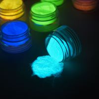 6 สีผงสีเรซิ่นชุดสีย้อม UV เรซิ่นอีพ็อกซี่ DIY เครื่องประดับหัตถกรรมคริสตัลอีพ็อกซี่วัสดุผงเรืองแสง-GSDDA