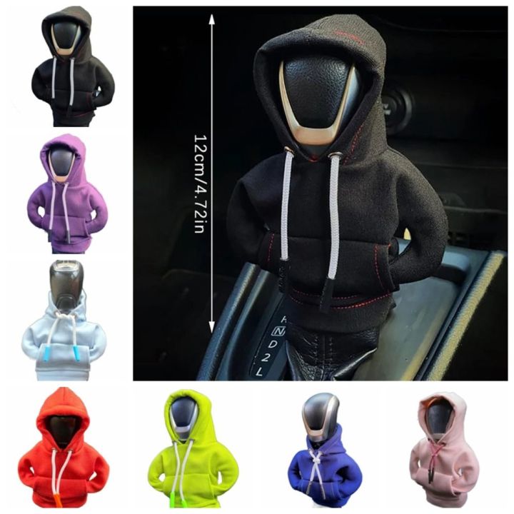 UNQIN Handle Protective Cover Gear Shift Hoodie Cover Shift Knob Cover  Universal Durable Multiple Colors Gear Handle Decoration