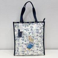 2023 Lesportsac ซิงโครไนซ์ญี่ปุ่นสินค้าใหม่ Lusbao Cartoon Print Bunny กระเป๋าสะพายใบใหญ่กระเป๋าโท้ทแบบสบายๆกระเป๋าเอกสาร3847