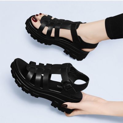 ขายดีที่สุด ioztt2023 - /✕ Sport Sandals Wedge Hollow Out Open-Toed Ladies Outdoor Platform Shoes Beach Sandalias De Mujer