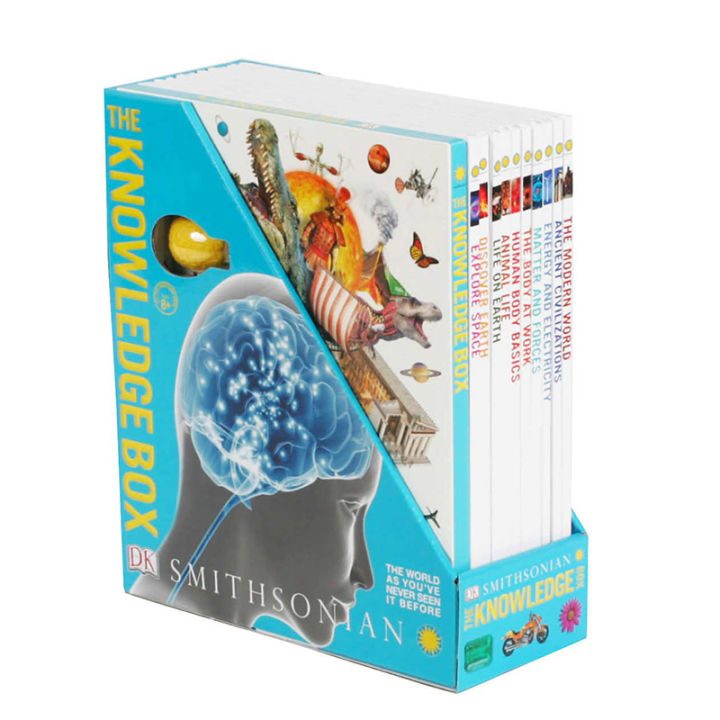 original-english-dk-small-science-museum-the-knowledge-box-10-volume-gift-box-containing-illustrations-of-popular-science-knowledge-encyclopedia-with-a-4g-usb-flash-disk-containing-test-questions-yout
