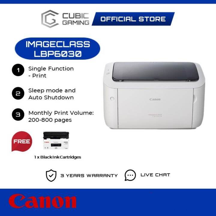 Canon imageCLASS LBP6030 Monochrome Laser Printer Low Energy