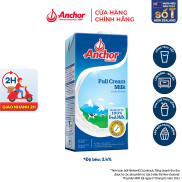 1 liter box of pure cream anchor sterilizing milk