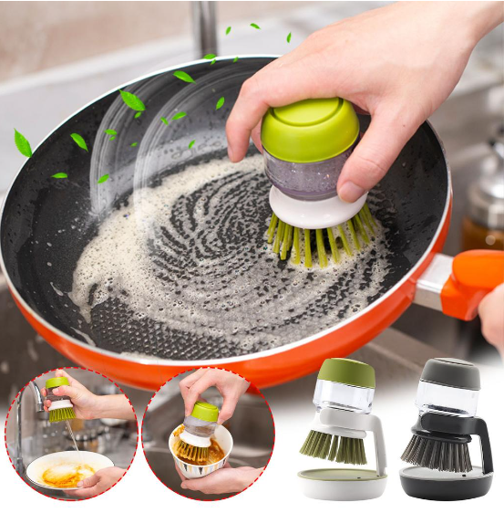 Dropship 1pc/10pcs; Dish Brush With Soap Dispenser; For Dishes Pot Pan Kitchen  Sink Scrubbing; Kitchen Gadgets; Kitchen Stuff; Kitchen Accessories; Home  Kitchen Items to Sell Online at a Lower Price