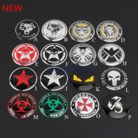 Modified 4 X 56MM Car  Wheel Hub Cap Emblem Sticker Marvel Superhero