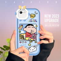 เคสสำหรับ iPhone 7 Plus 8 Plus 6 6S X XS XS MAX เคสการ์ตูน Cra-Yon Shin-Chan เคสเลนส์โทรศัพท์มอนสเตอร์เคสนิ่มฝาครอบป้องกันปลอกกันกระแทก