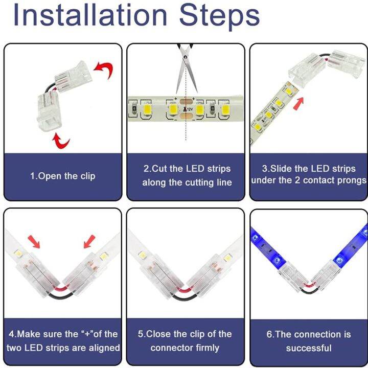 ขั้วต่อไฟ-led-มุมขวาปรับได้รูปตัว-l-2-3-4-5-6ขาสำหรับ-ws2811-ws2812b-smd-rgb-rgbw-rgb-cct-ไฟแถบไฟ-led-5050