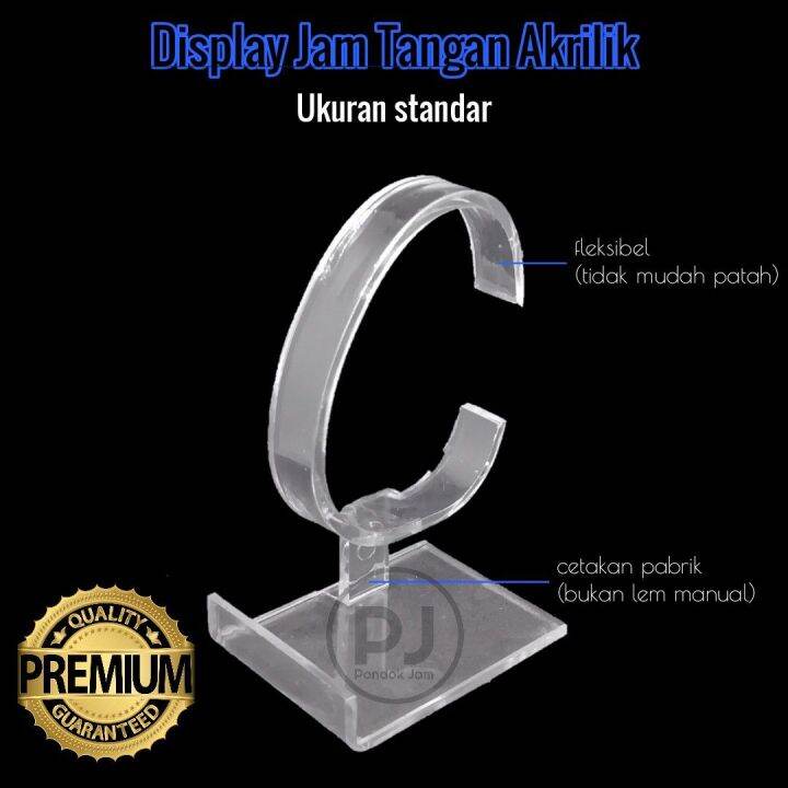 Stand Jam Tangan Dudukan Jam Tangan Display Jam Tangan Akrilik Ukuran Kecil Standar PJ01