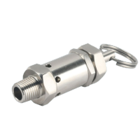 ZG 1/4" 3/8" 1/2" BSPT Male Thread 304 Stainless Steel Pressure Relief Air Release Vent Safety Valve