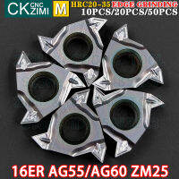 AG55 ZM25 16ER AG60คาร์ไบด์แทรกด้ายภายในเกลียวเปลี่ยนแทรกเครื่องมือ CNC วิศวกรรมโลหะกลึงเครื่องมือ